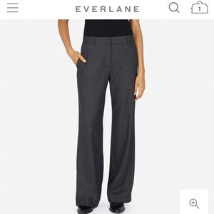 Everlane Premium Wool Full Leg dress pants size 00